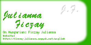 julianna ficzay business card